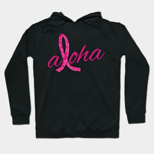 Aloha Pink Ribbon Cancer Awareness Hawaii Hoodie